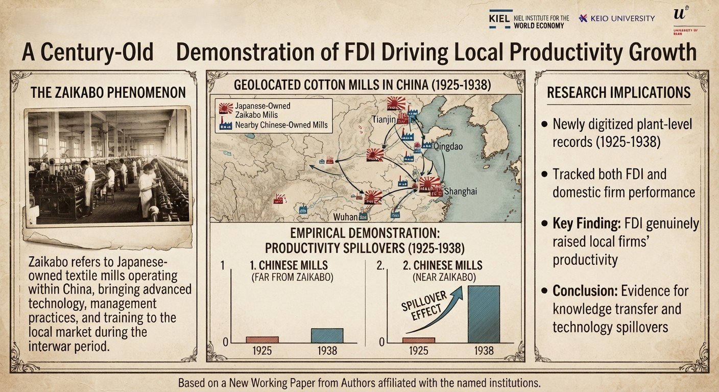 How Japanese Cotton Mills Lifted Chinese Rivals in 1920s–30s Shanghai