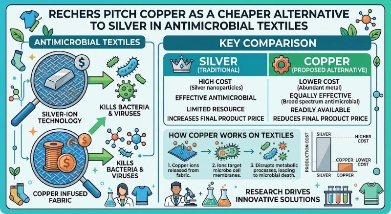 Uzbek Researchers Pitch Copper as a Cheaper Alternative to Silver in Antimicrobial Textiles
