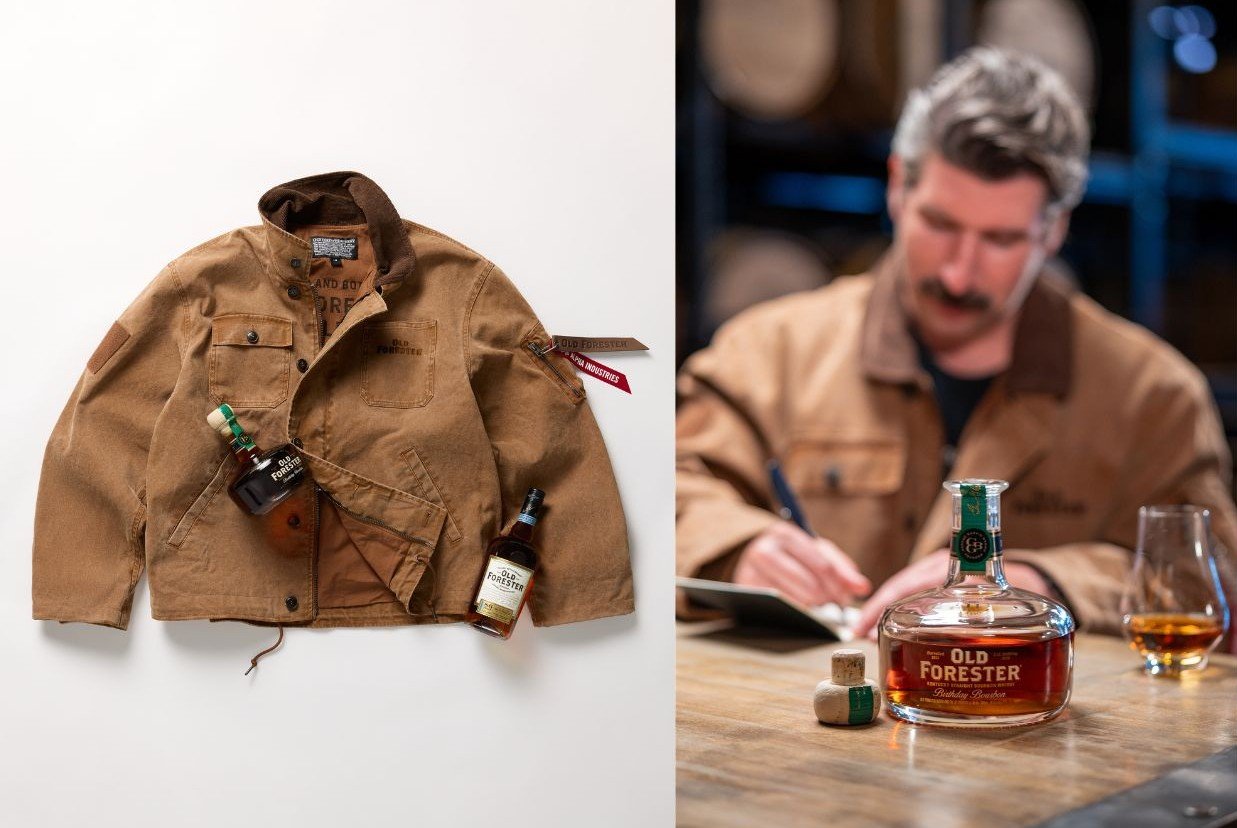 Old Forester and Alpha Industries Join Forces on Limited-Edition Distiller’s Jacket