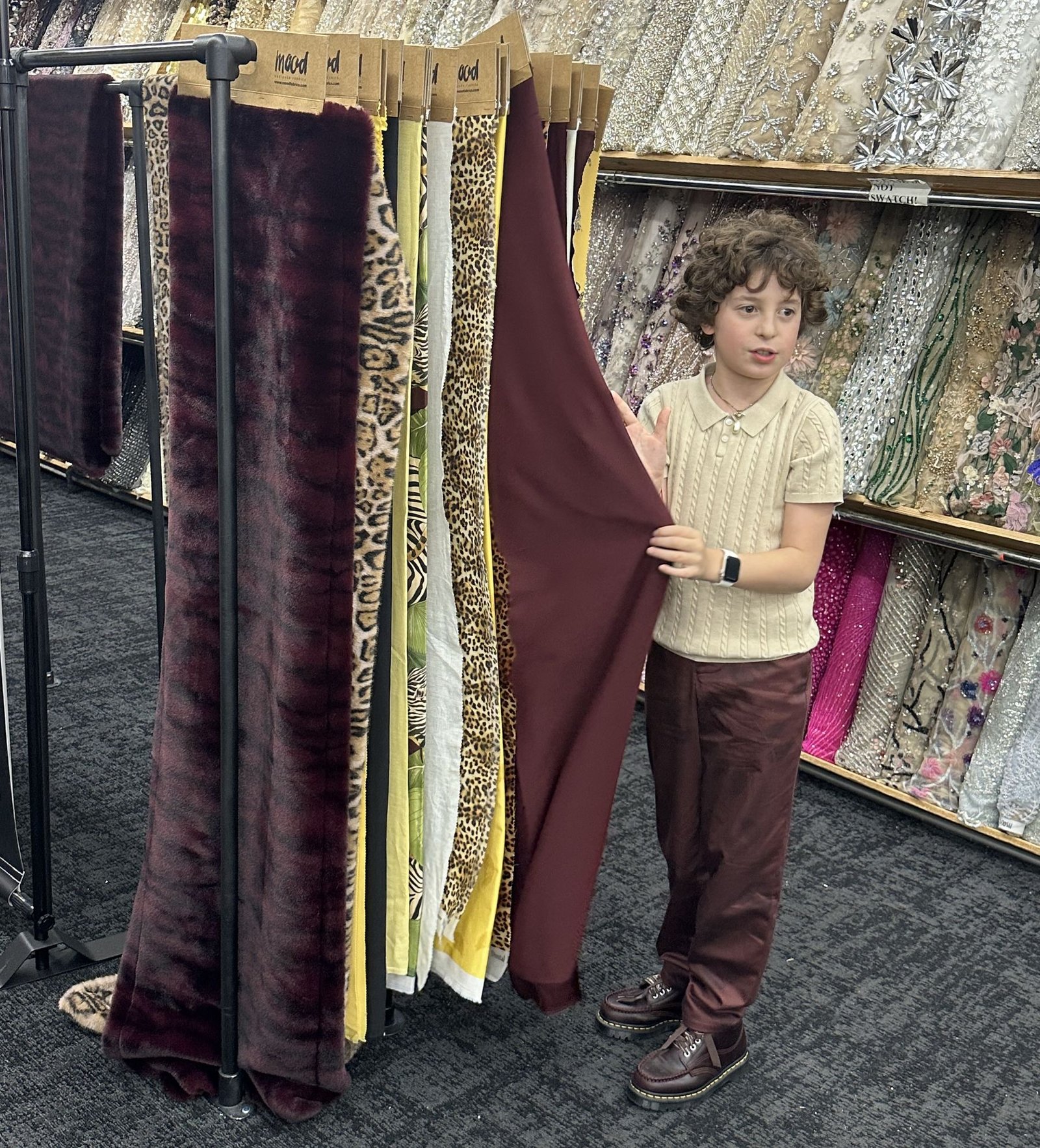 At 10, Max Alexander Turns Fashion Prodigy Status Into a Fabric Business