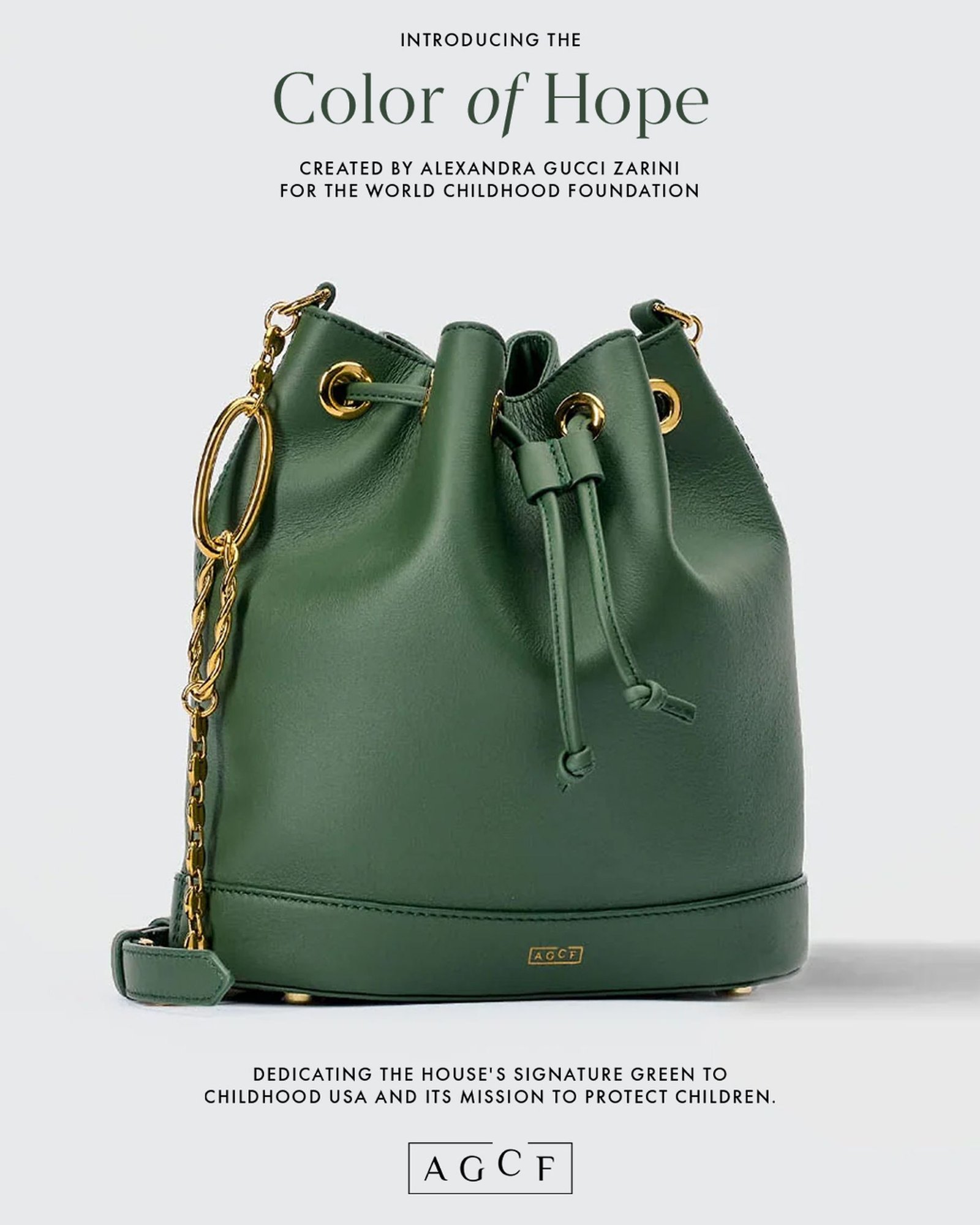 AGCF Turns Luxury Accessories Into a Vehicle for Child Protection
