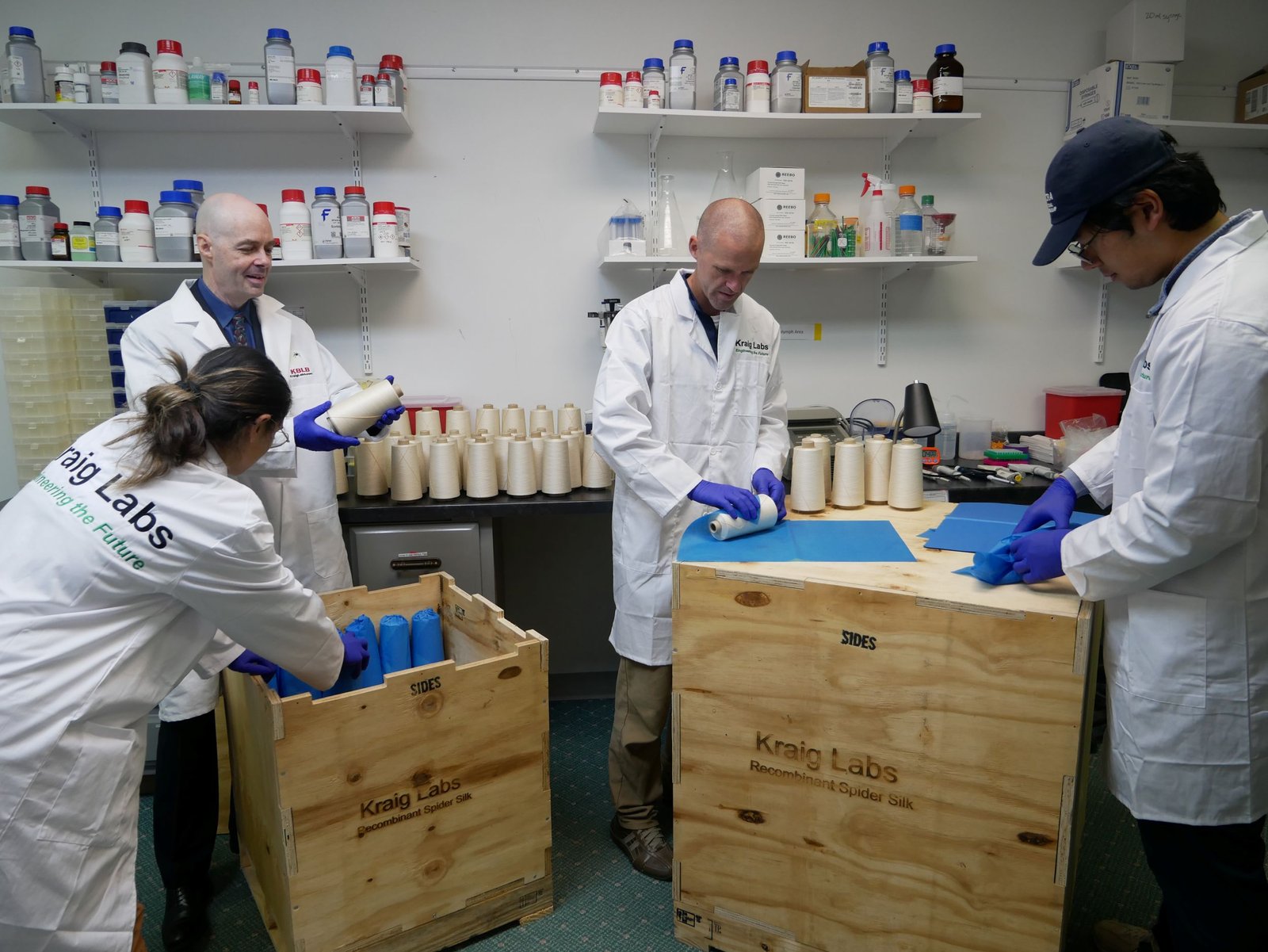 Kraig Labs Ships First Commercial Spider Silk Yarn Order to Performance Sports Brand