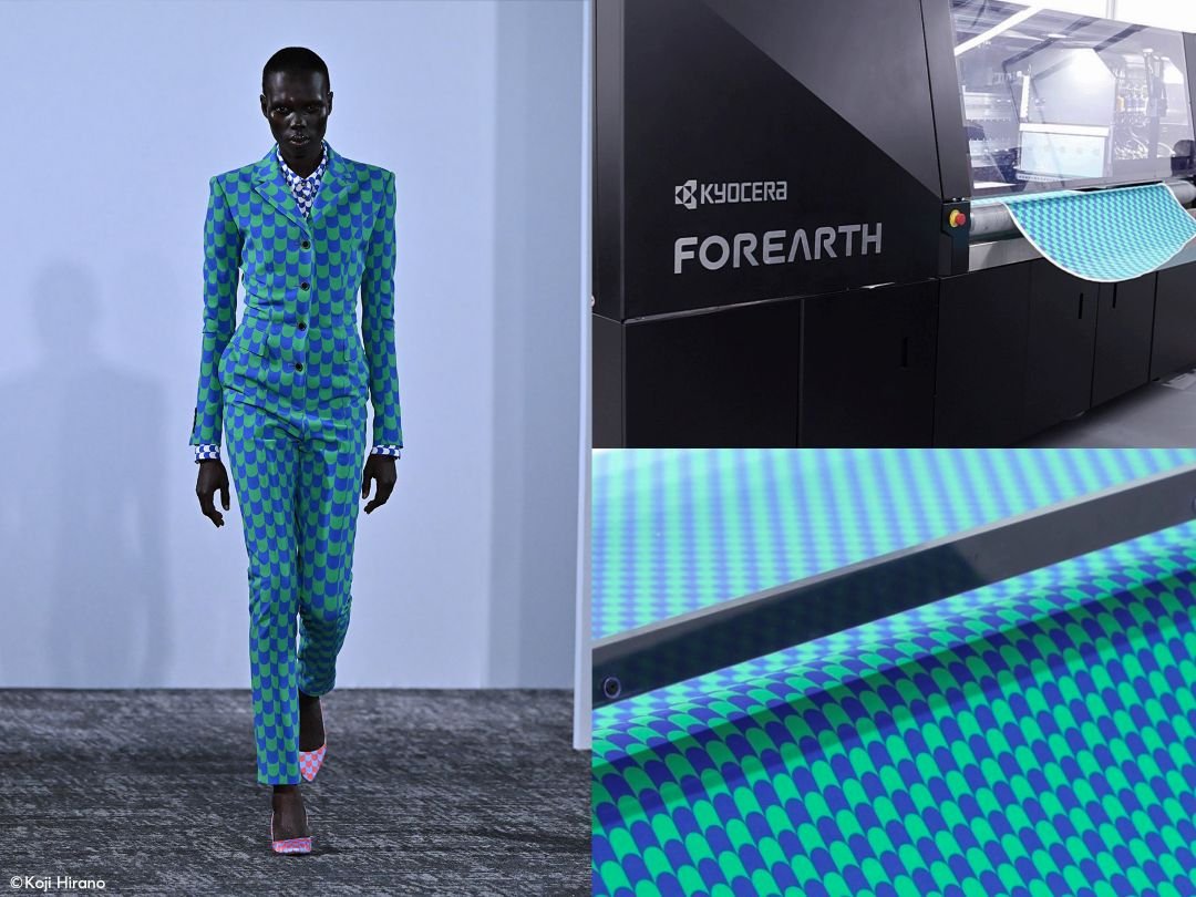 Kyocera's FOREARTH Textile Printer Featured in ANREALAGE's Paris Fashion Week Show