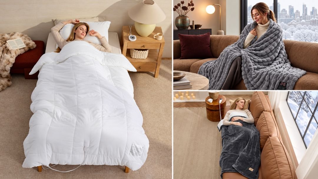 Bedsure Expands Winter Heated Bedding Line with a Heated Comforter, Smarter Throw and Faster Blanket
