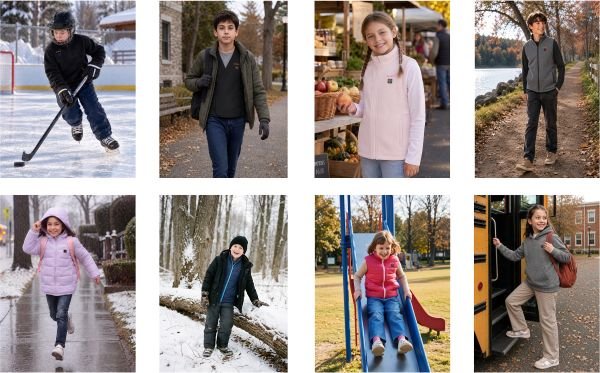 US heated apparel brand adds fleece jackets, vests and new colourways to its children’s winterwear range