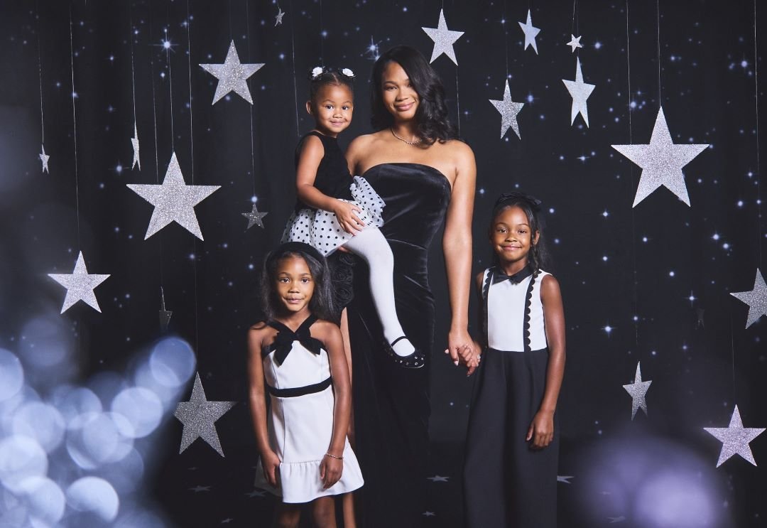 Chanel Iman Stars in Janie and Jack’s Holiday Campaign with Her Daughters