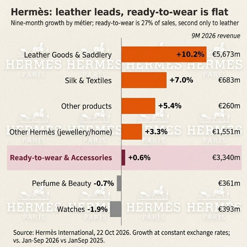 Hermès Holds Its Course as Leather Soars and Ready-to-Wear Awaits a New Chapter