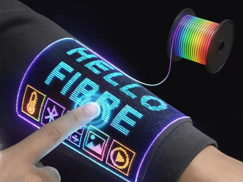 Singapore Researchers Weave a Working Touchscreen into a Garment Sleeve