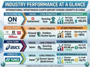 Global Sportswear and Sport-goods Giants Pivot to China as Premium Demand Soars china sportswear
